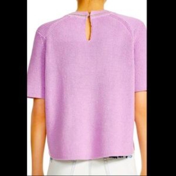 Maje Magrite Chain-embellished Cotton Sweater b2b - Picture 4 of 9